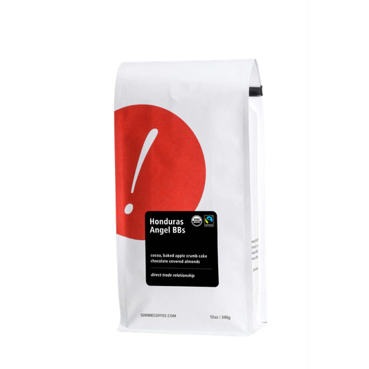 Honduras Angel BBs Fairtrade Organic 12 oz Fresh Roasted Coffee Blend