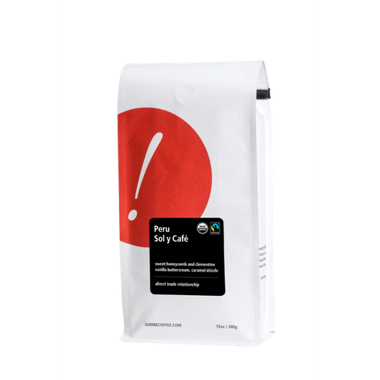 Peru Sol Y Cafe Fairtrade Organic 2 lb Fresh Roasted Specialty Coffee
