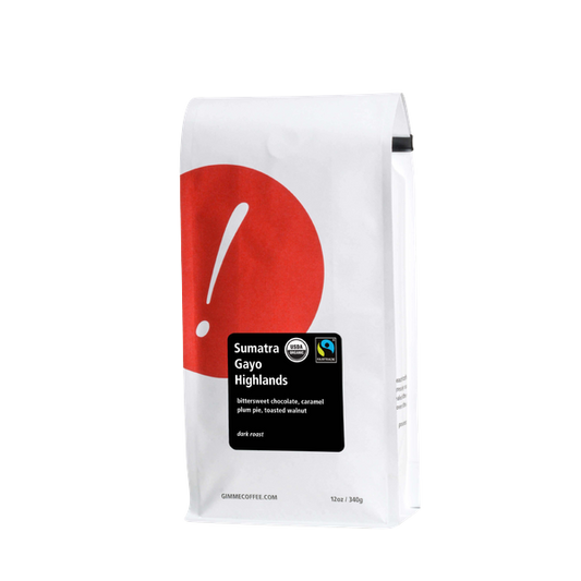 Sumatra Gayo Highlands Dark Roast FT Organic 12 oz Fresh Roasted Specialty Coffee