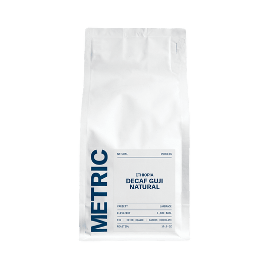 Ethiopia Decaf Guji Natural 10.5 oz Single Origin Specialty Coffee