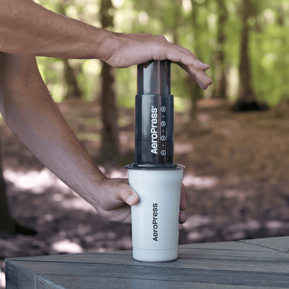 AeroPress Travel Coffee Tumbler - Stainless Steel Double Wall Coffee Mug Set