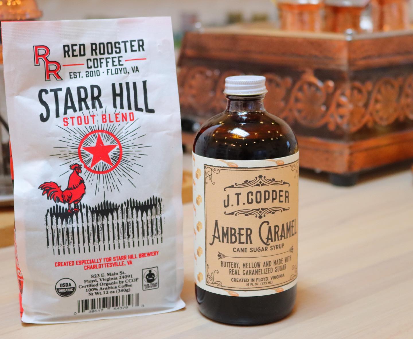 Organic Starr Hill Stout Blend Fresh Roasted Coffee Blend